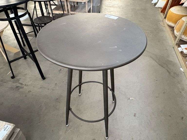 Round Bar Height Table - Roller Auctions
