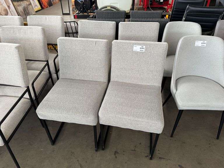 (4) Upholstered Side Chairs