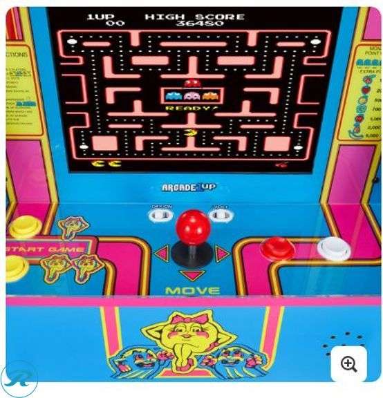 Arcade1Up Ms. PAC-MAN Partycade 12 Games in 1 - New/Opened - Roller ...