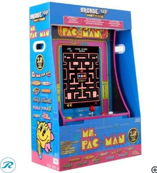 Arcade1Up Ms. PAC-MAN Partycade 12 Games in 1 - Like New/Opened