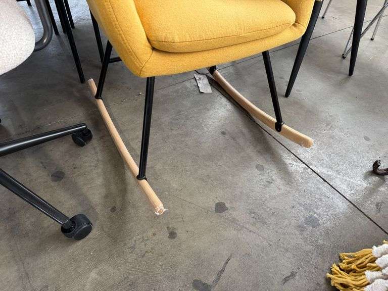 Upholstered Rocking Arm Chair - Roller Auctions