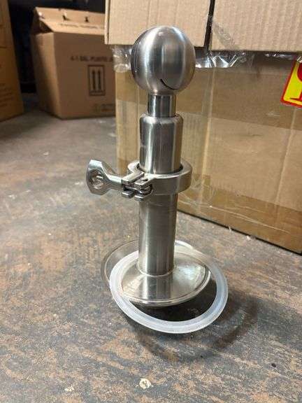 New Stainless Steel CIP Spray Balls with Tri-Clamp Fittings