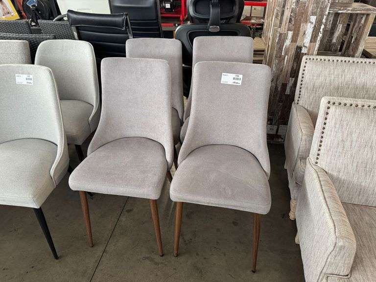 (4) Modern Upholstered Side Chairs