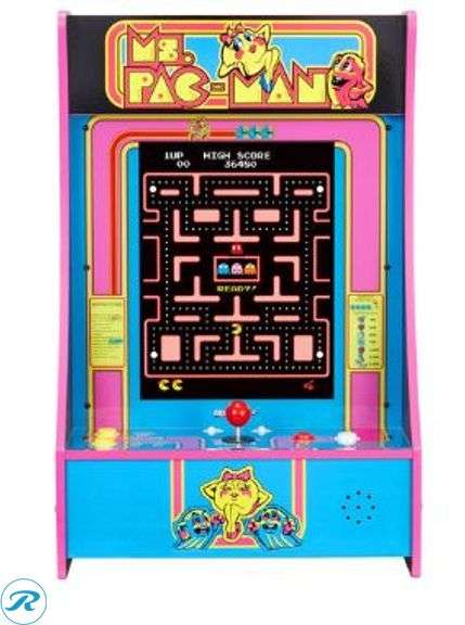 Arcade1Up Ms. PAC-MAN Partycade 12 Games in 1 - New/Small Scratches ...