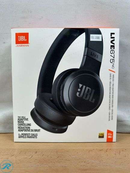 JBL Live 675NC Wireless True Adaptive Noise-cancelling On-Ear Headphones - New/Opened - Roller Auctions