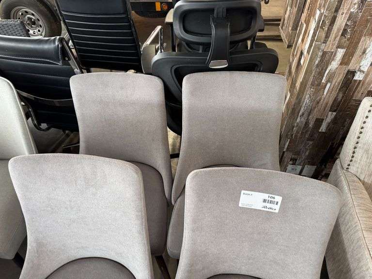 (4) Modern Upholstered Side Chairs - Roller Auctions