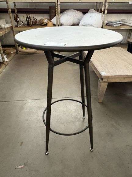 Round Bar Height Table - Roller Auctions