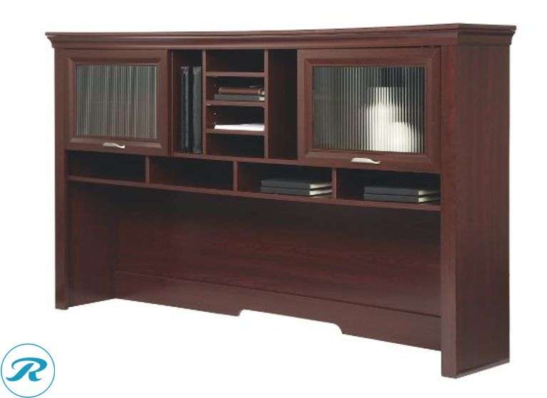 Realspace Magellan Performance 71”W Hutch For L-Shaped Corner Desk, Cherry - New/Damaged Box