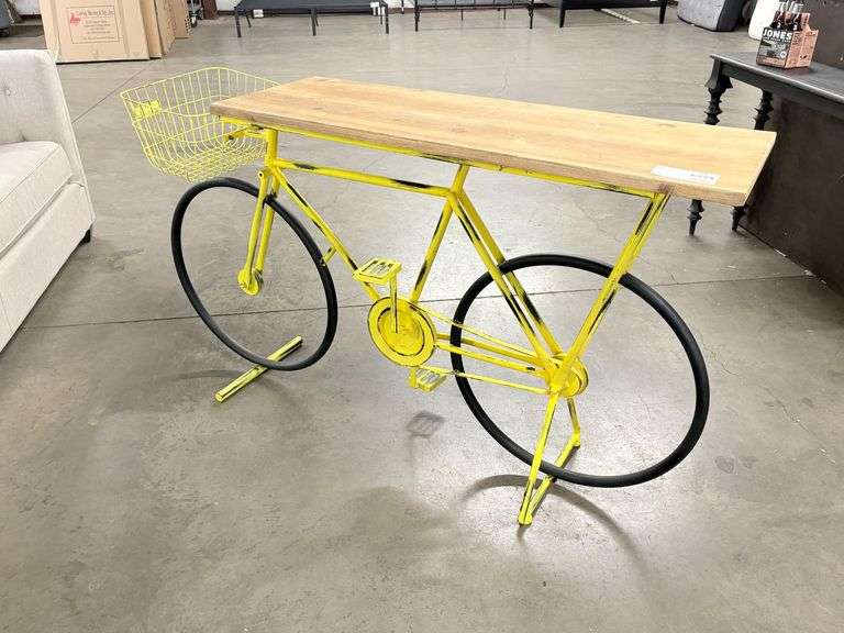 Metal Bicycle Console Table