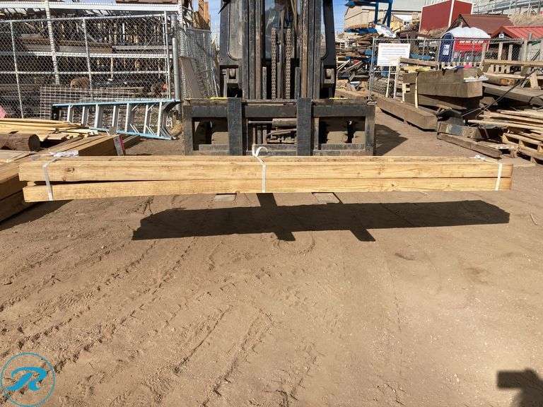 (10) 4-in x 4-in x 10-Ft Pressure Treated Lumber