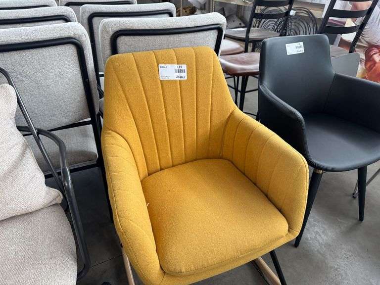Upholstered Rocking Arm Chair - Roller Auctions