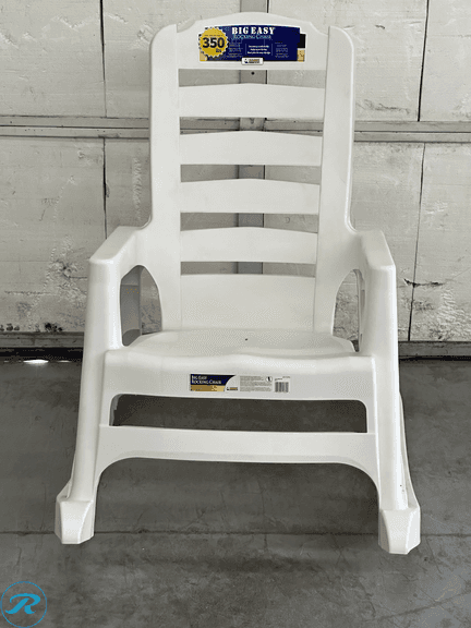 Adams: Big Easy White Polypropylene Frame Rocking Chair- Like New ...
