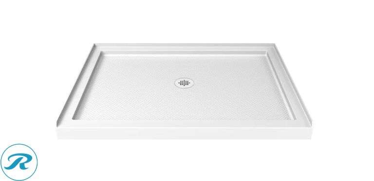 DreamLine SlimLine 36-in W x 48-in L Center White Single Threshold Rectangle Shower Pan Base with 2.75-in H Threshold