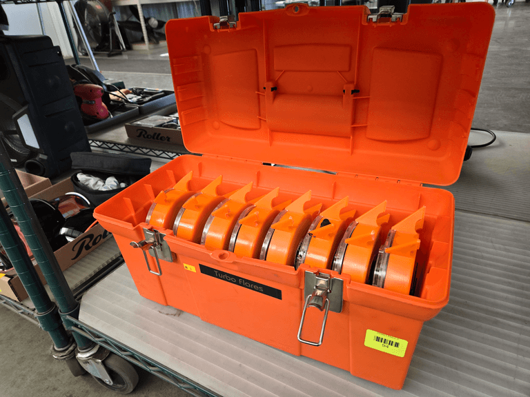 SOS TurboFlare Emergency LED Road Flares With Orange Storage Case
