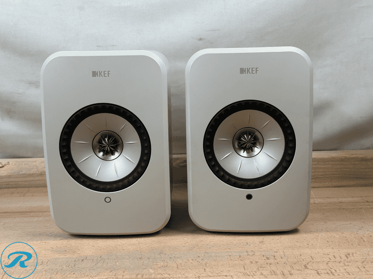KEF: LSX II LT Wireless Bookshelf Speaker Pair, Stone White- SALVAGE/ Won't connect on KEF app/ Customer Return Reason: Doesn't Connect - Roller Auctions