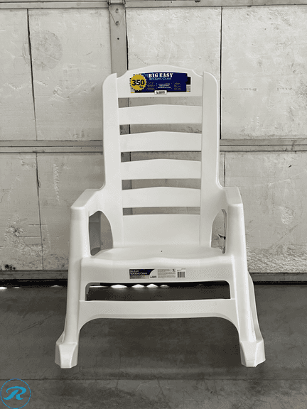 Adams: Big Easy White Polypropylene Frame Rocking Chair- Like New ...