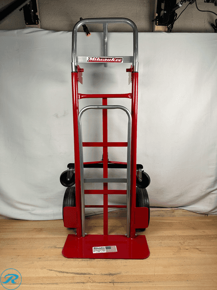 Milwaukee 3-in-1 Foldable Hand Truck, Red - New/Small Scratches - Roller Auctions