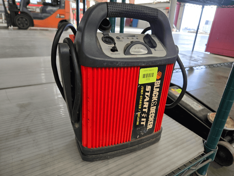 Black & Decker Start-It Jump-Starter/Inflator Model VEC010BD, Electric (Rust on Connections)