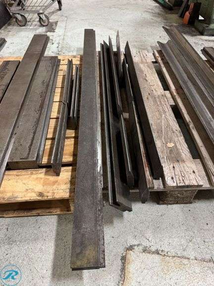 (6) Press Brake Punches and (5) Dies, 12" to 72"