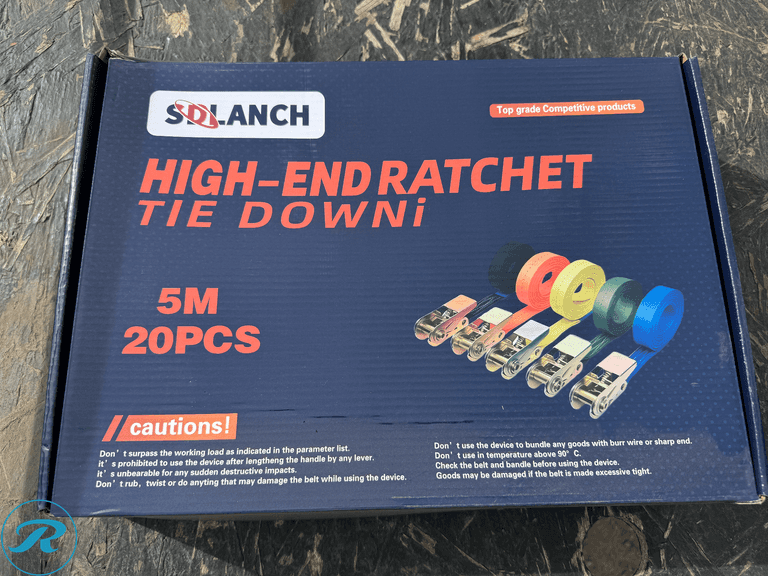 (20) New SD Lanch Endless Ratchet Straps, 197" x 1"