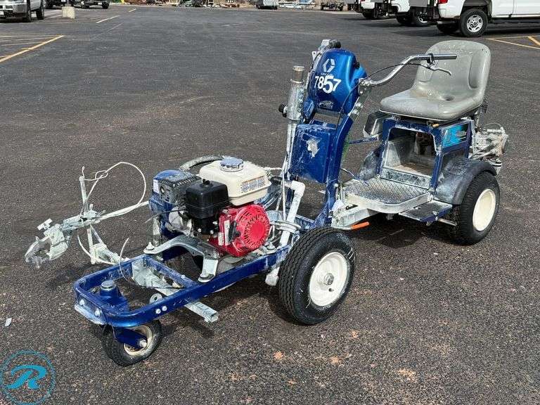 2019 Graco Line Lazer V 5900 Paint Striper, Line Driver HD Ride-On Attachment, Gasoline