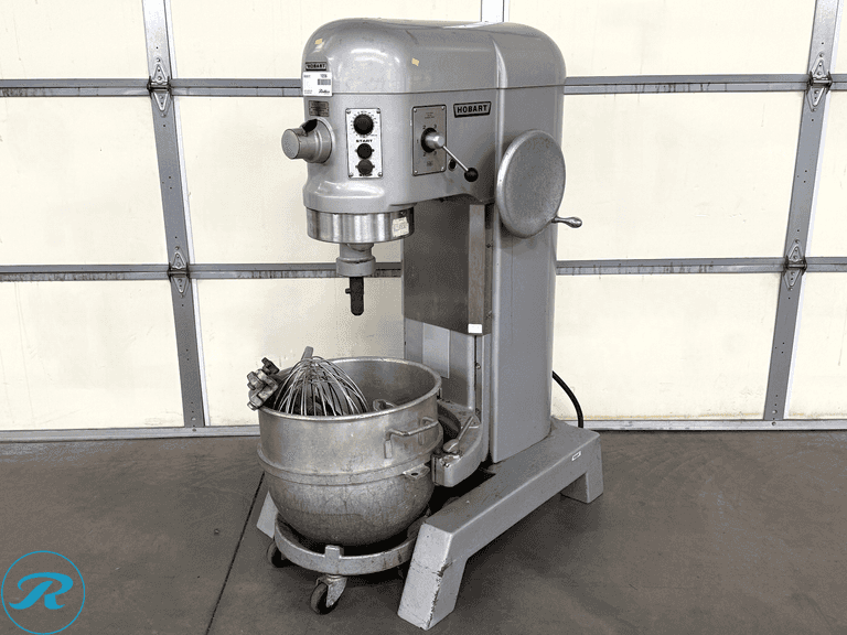 Hobart H-600T Mixer, 200V, 3 Phase, 2 HP, With Bowl And Attachments