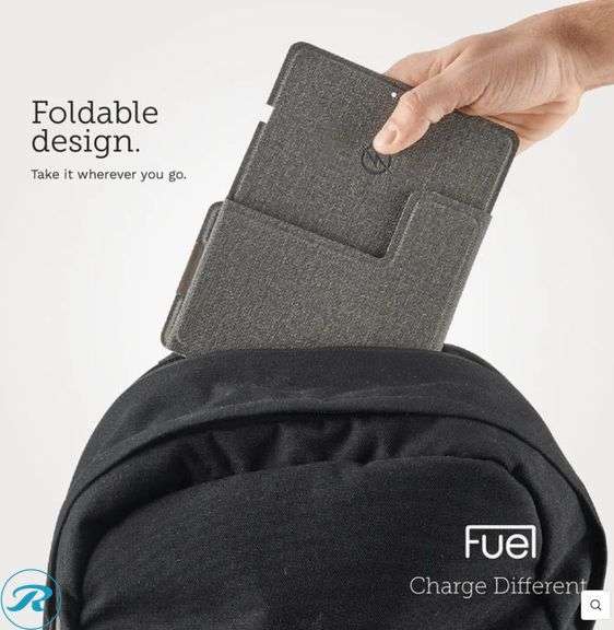 FUEL 3 in 1 Foldable Power Station with Wall Charger - New - Roller Auctions