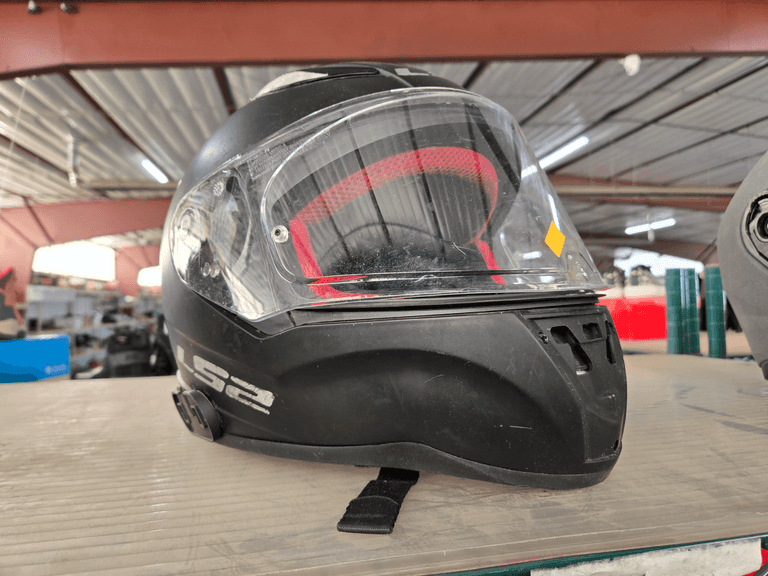 LS2 Rapid DOT Certified Full Face Motorcycle Helmet, Model RAPID, Large, 59cm-60cm (Scratches)