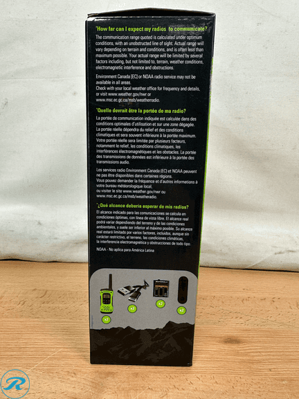 Motorola Solutions T600 35 Miles Waterproof Two-way Radio Green, 2 pack - New - Roller Auctions