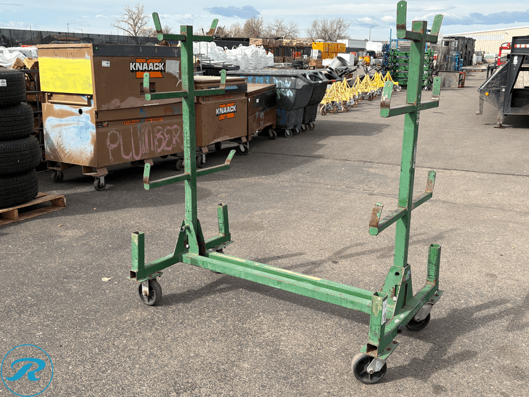 Sumner Mobile Pipe Rack (2) Sumner MAC RACK Conduit Pipe Material Carts with Casters - Roller ...