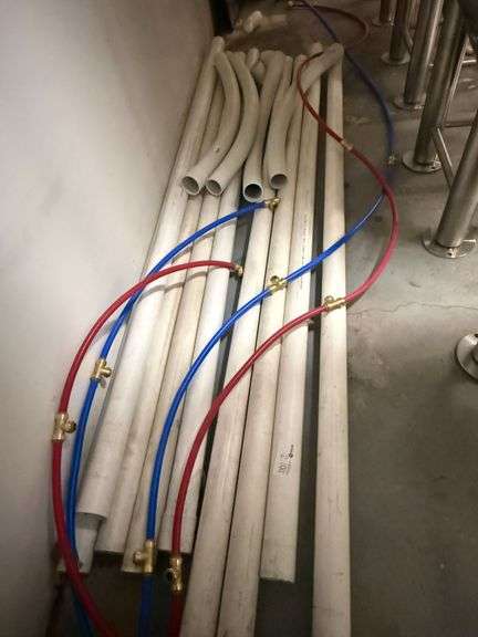 PVC Pipes and Flexible Tubing With Brass Fittings