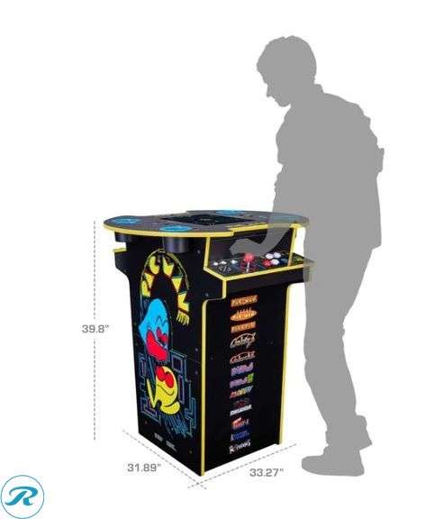Arcade1Up PAC-MAN Pub Table Arcade Machine - Like New/Scratches/ - Roller Auctions