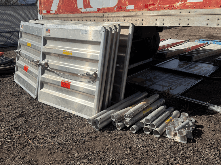 Ultra Shore Aluminum Trench Shoring System: (4) 7' Panels, (2) 4' Panels and Assorted Crossmembers