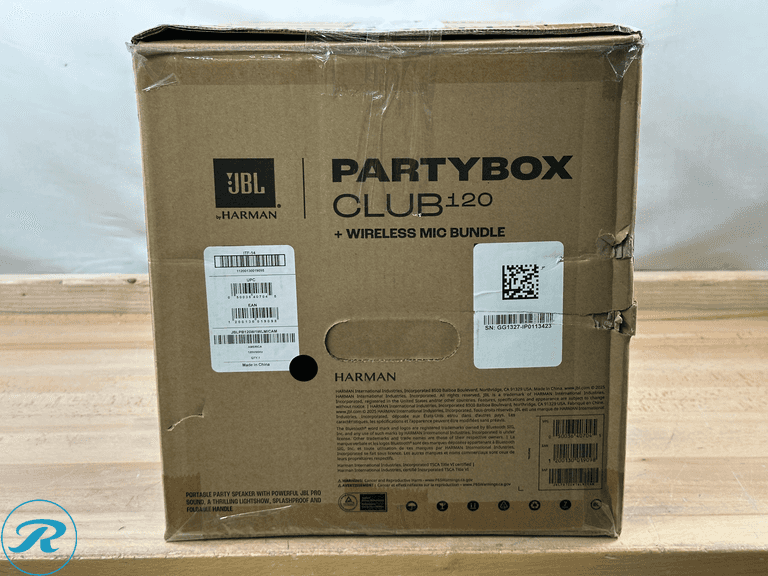 JBL: PartyBox 120 Portable Party Speaker with Wireless Microphone- Like New/ Missing Carrying Bag - Roller Auctions