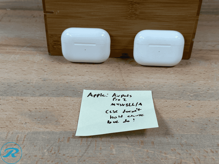 (2) Apple: Airpods Pro 2- Used/ Case Doesn't Hold Charge but Earbuds maintain charge/ No Accessories