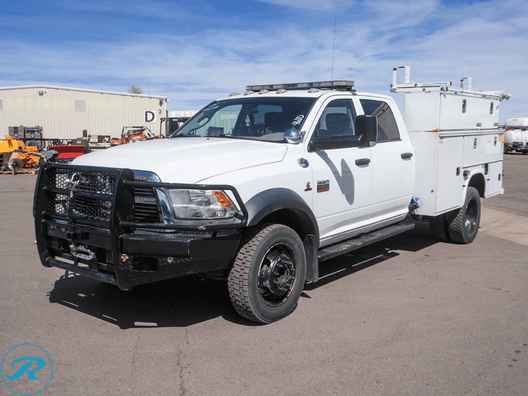 2012 Ram 4500 Heavy Duty 4WD Crew Cab Utility Truck - Roller Auctions