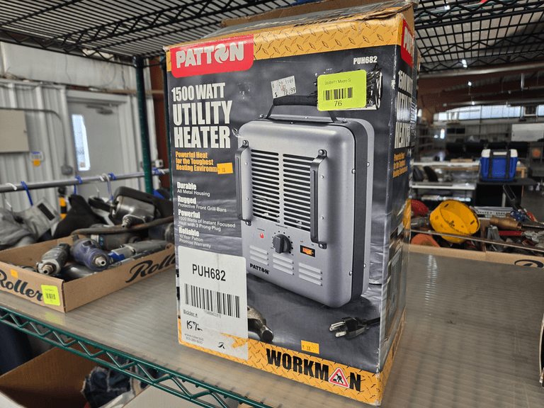 Patton PUH682 Utility Heater, 1500 Watt, Electric
