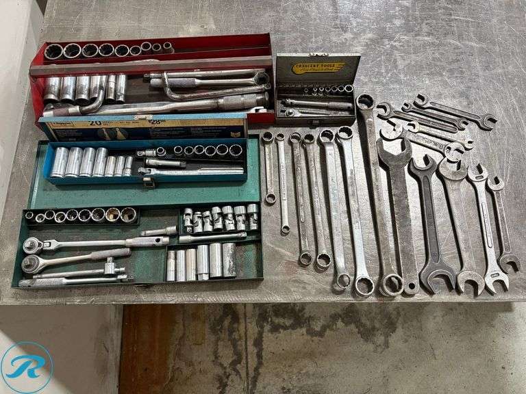 Assorted Socket Sets and Wrenches