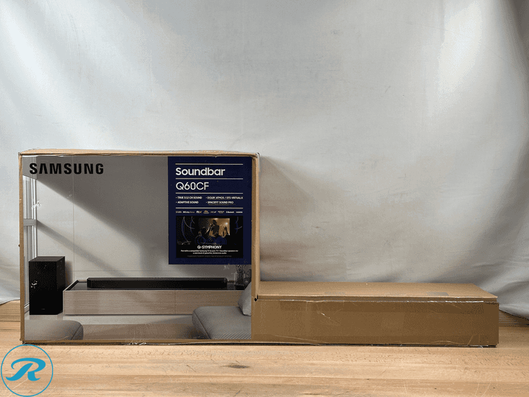 Samsung: Q-Series HW-Q60CF 3.1.2 Ch Soundbar with Wireless Subwoofer- New/ Open Box