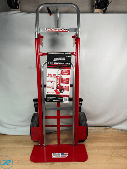 Milwaukee 3-in-1 Foldable Hand Truck, Red - New - Roller Auctions