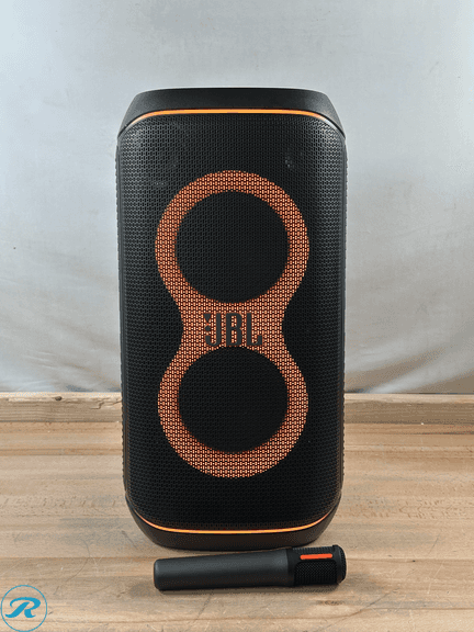 JBL: PartyBox 120 Portable Party Speaker with Wireless Microphone- Like New/ Missing microphone dual channel receiver/ Small Scuff