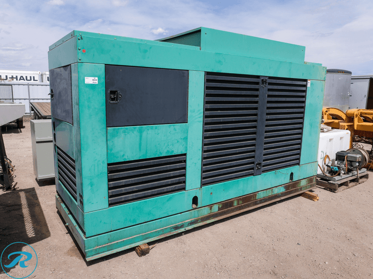 Cummins Onan 350DFCC Skid-Mounted Generator, W/ASCO Dependable Control Automatic Switch Box
