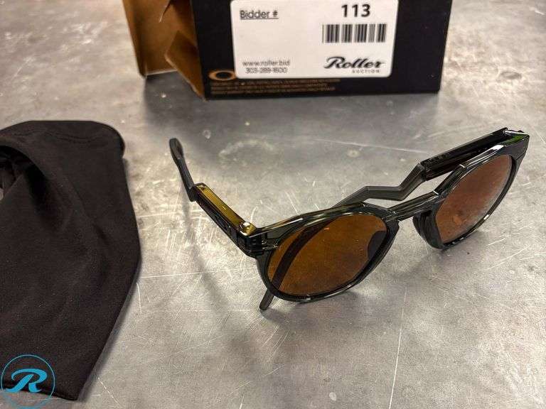 Oakley HSTN Olive Ink Sunglasses, Prizm Tungsten Polar Lenses (New)