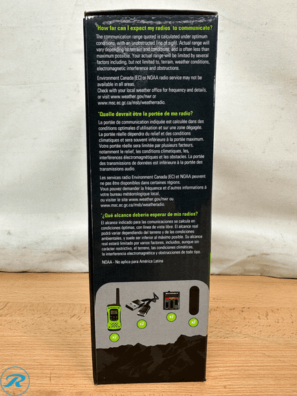 Motorola Solutions T600 35 Miles Waterproof Two-way Radio Green, 2 Pack - New - Roller Auctions