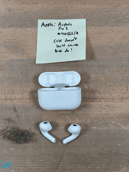 (2) Apple: Airpods Pro 2- Used/ Case Doesn't Hold Charge but Earbuds maintain charge/ No Accessories - Roller Auctions