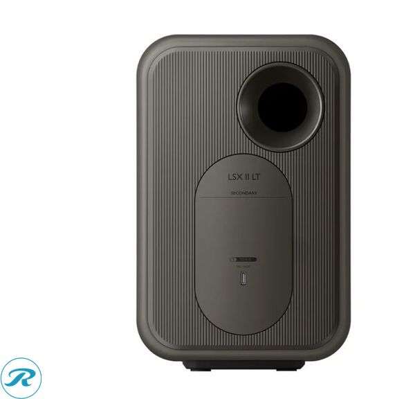 KEF: LSX II LT Wireless Bookshelf Speaker Pair, Gray, $899 Retail - New/ Open Box - Roller Auctions