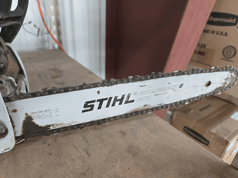Stihl MS170 Chainsaw, Rollomatic E Mini, Gas, 16 Inch Bar - Roller Auctions