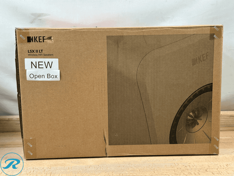 KEF: LSX II LT Wireless Bookshelf Speaker Pair, Gray, $899 Retail - New/ Open Box - Roller Auctions