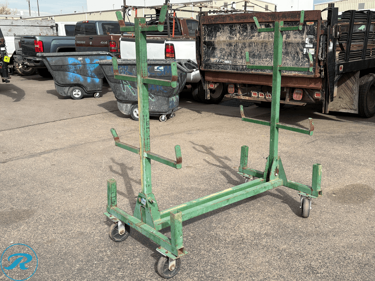 Sumner Mobile Pipe Rack (2) Sumner MAC RACK Conduit Pipe Material Carts with Casters - Roller ...