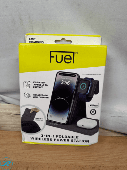 FUEL 3 in 1 Foldable Power Station with Wall Charger - New - Roller Auctions